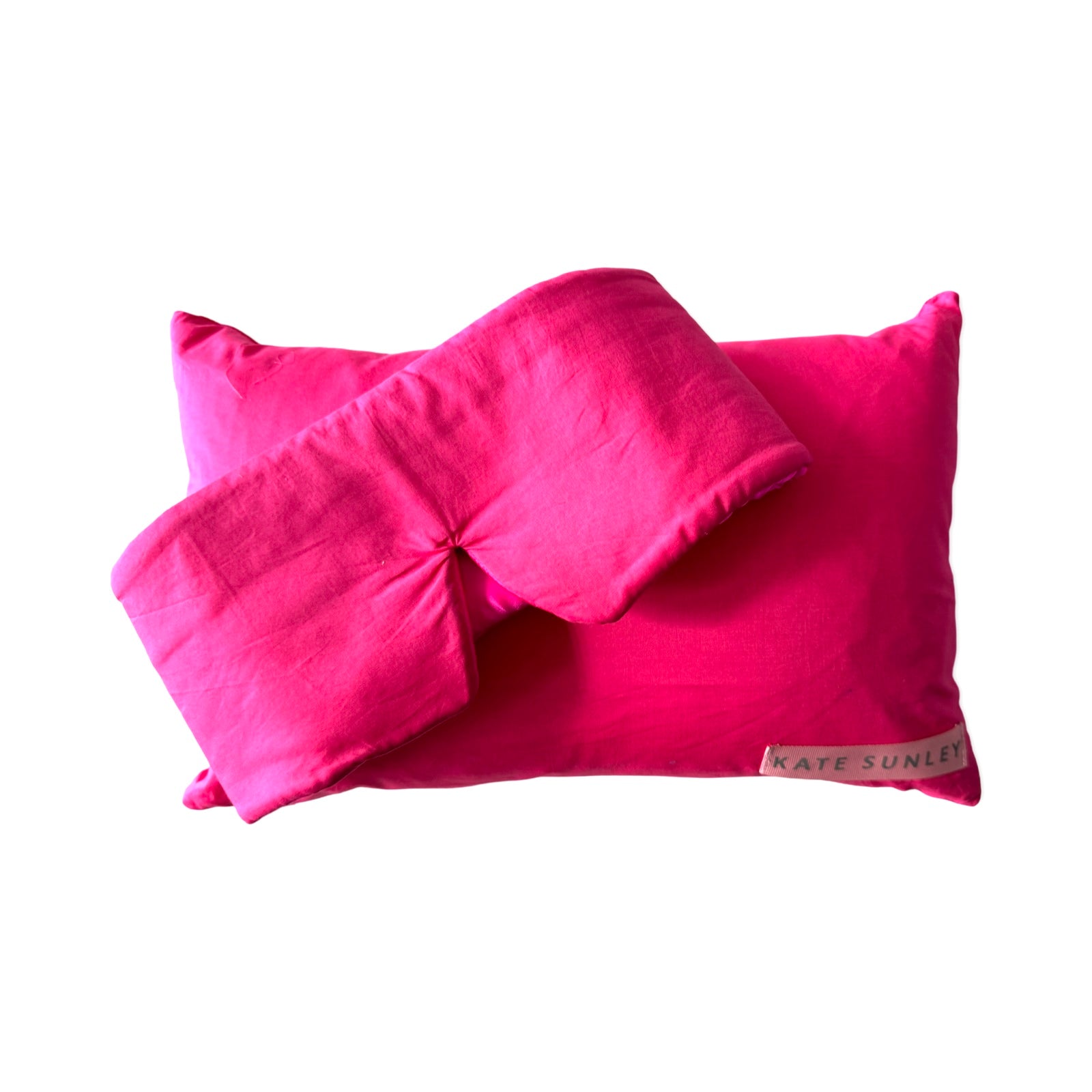 Liberty Cotton Travel Pillow and Cotton + 100 % Silk Blockout Eye Masks
