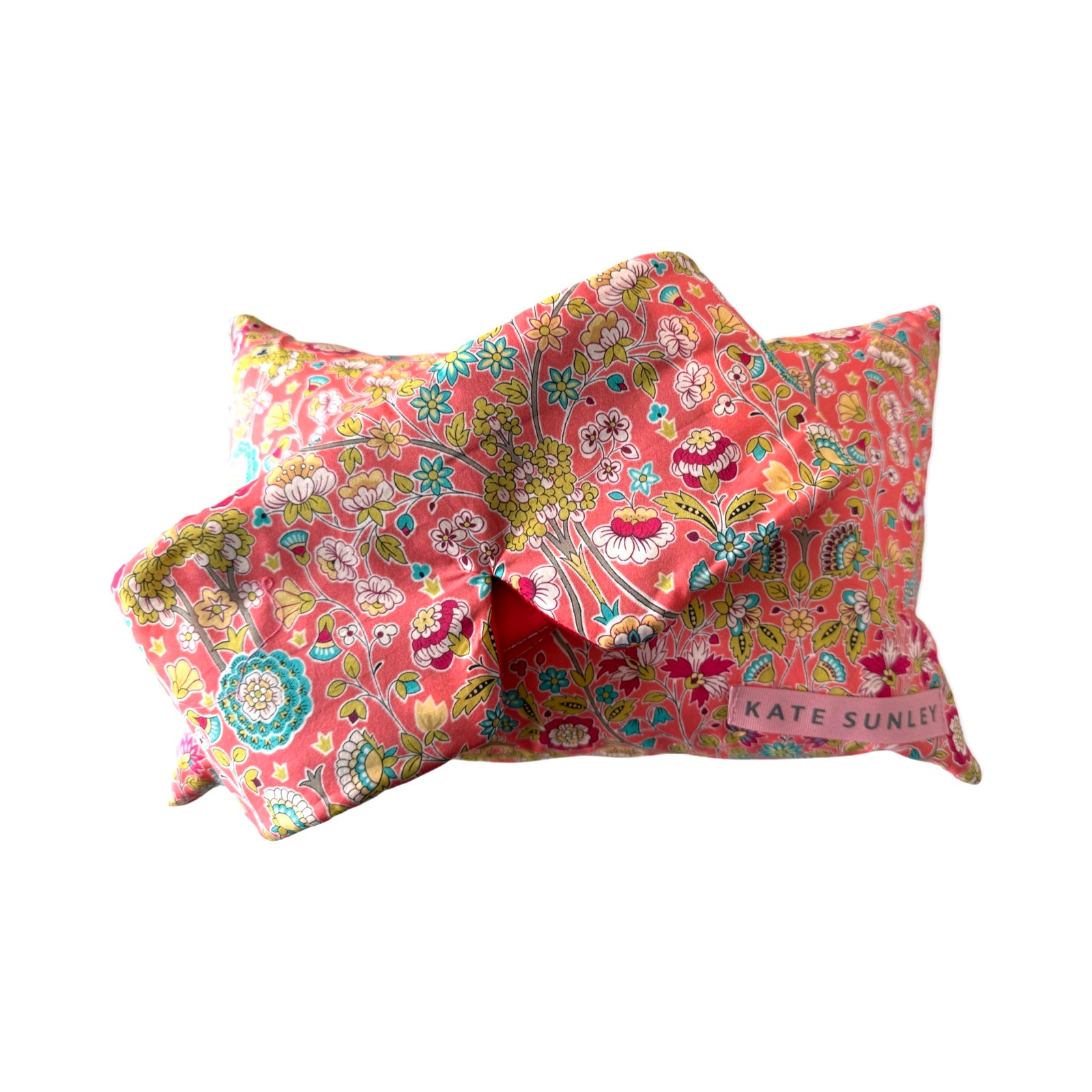 Liberty Cotton Travel Pillow and Cotton + 100 % Silk Blockout Eye Masks