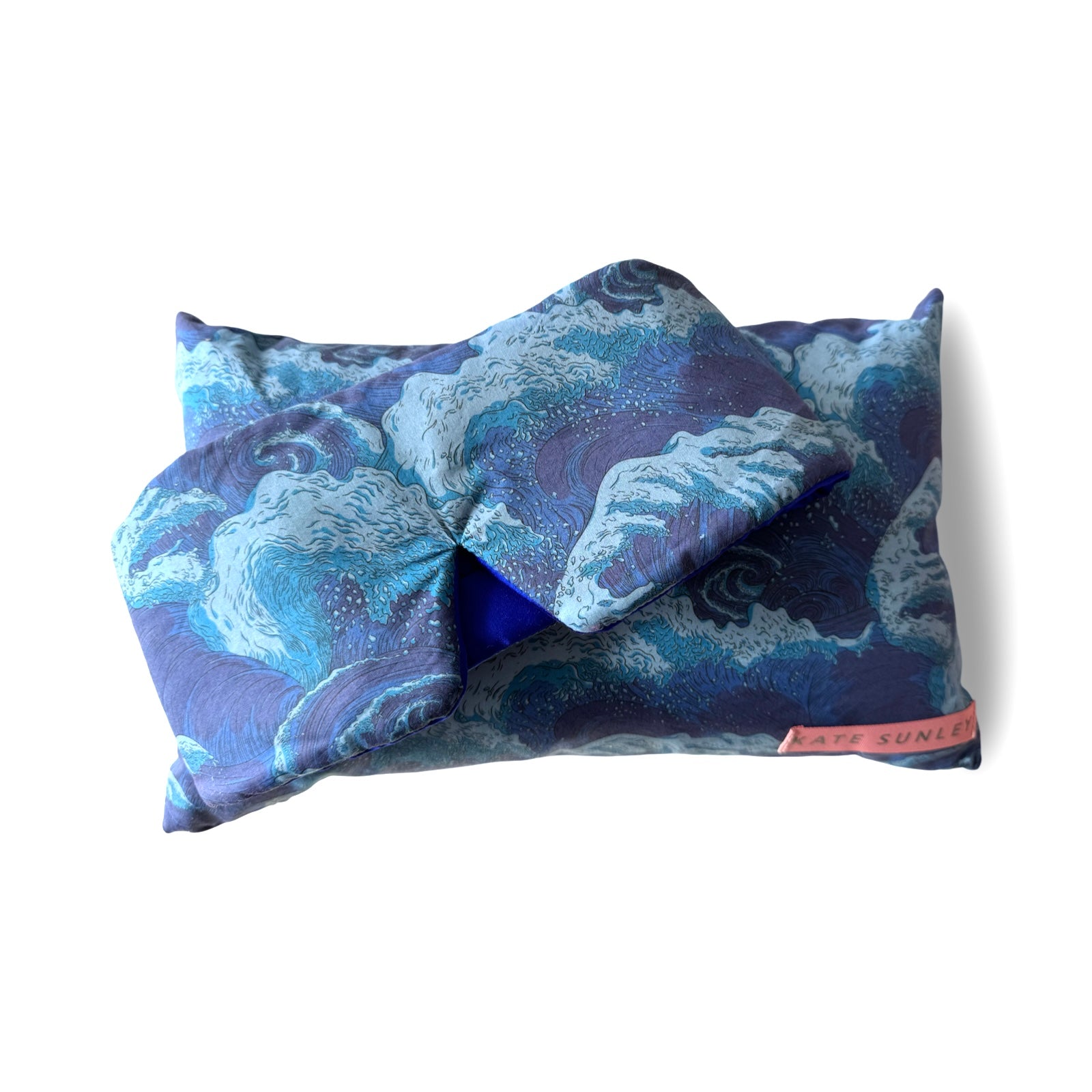 Liberty Cotton Travel Pillow and Cotton + 100 % Silk Blockout Eye Masks