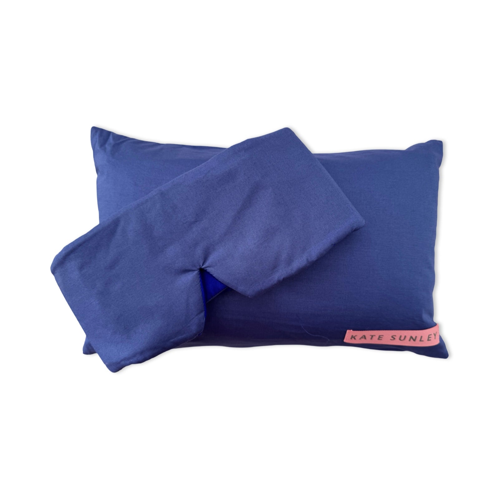 Liberty Cotton Travel Pillow and Cotton + 100 % Silk Blockout Eye Masks