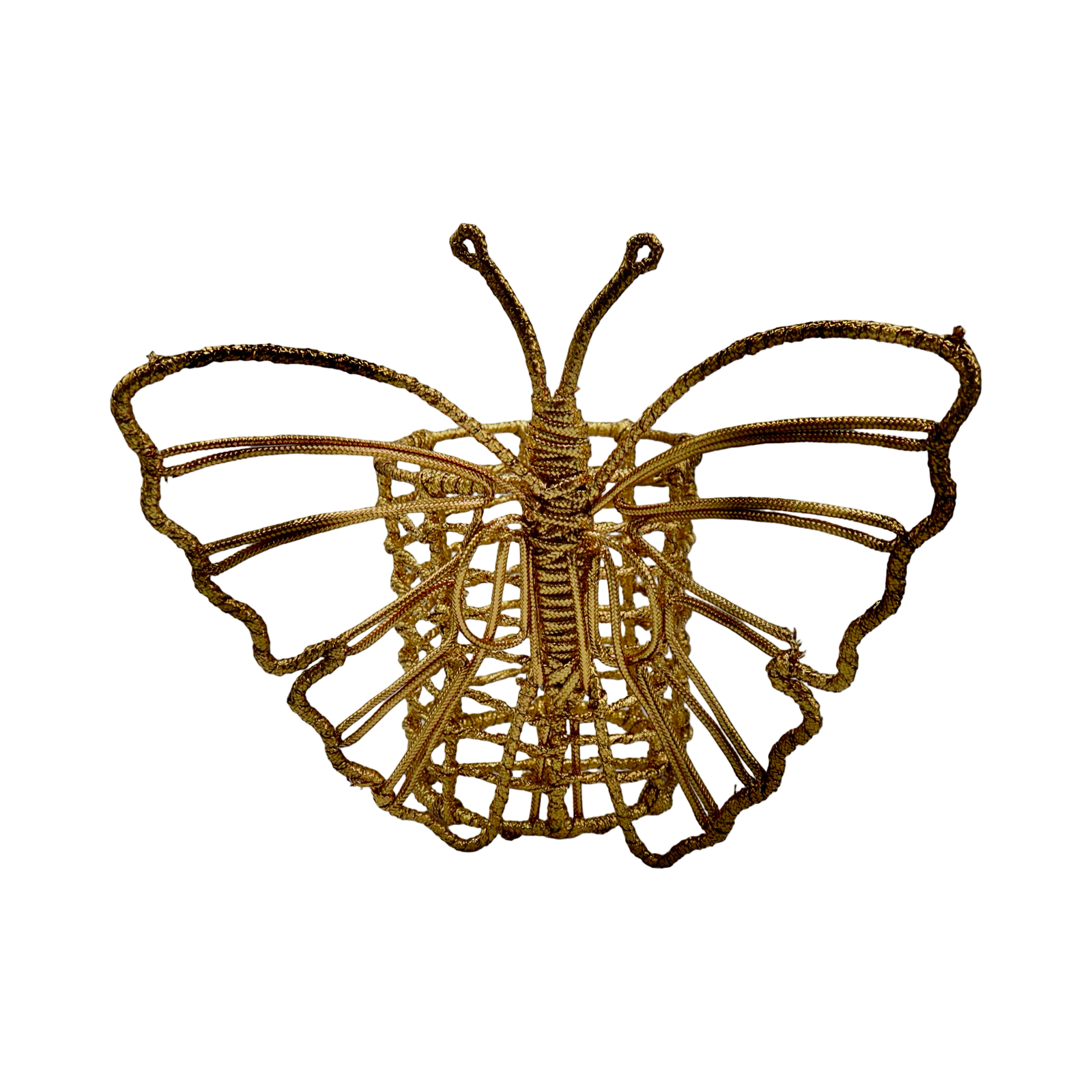 Gold Butterfly Candle Holders