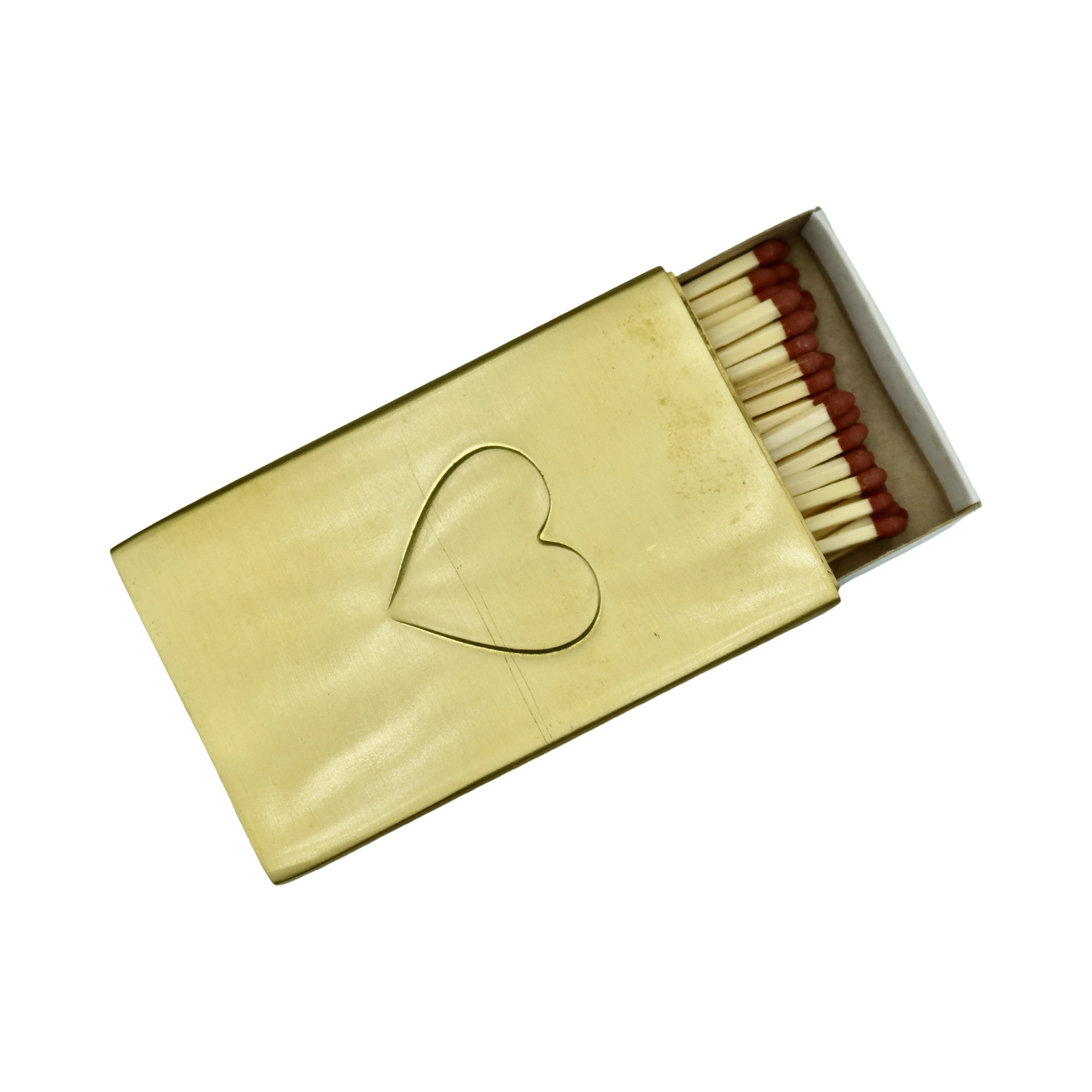 Brass Matchbox Sleeve for long matches