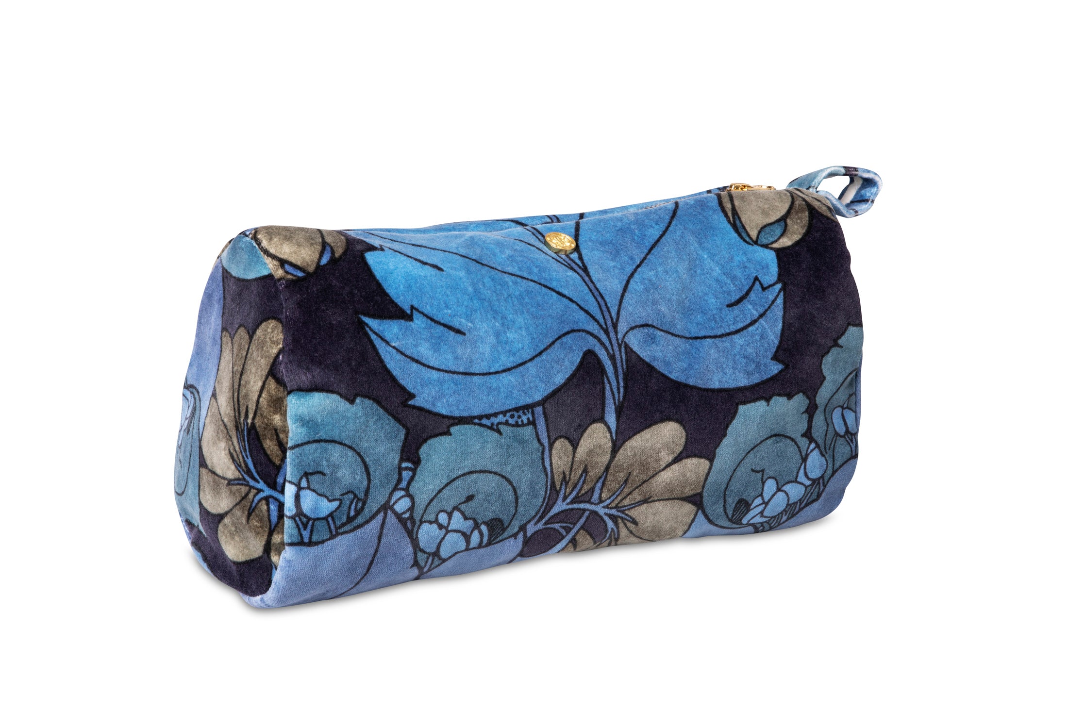 Liberty Velvet Toiletry Bags - Lined with Waterproof Fabric