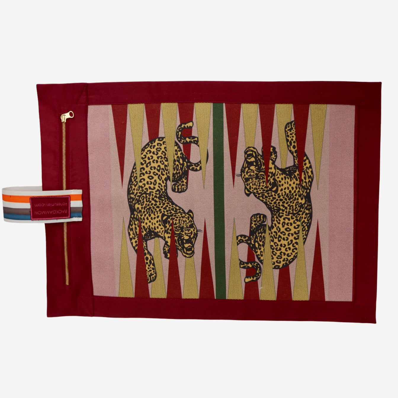 Roll-up Backgammon Boards in Cotton and Linen