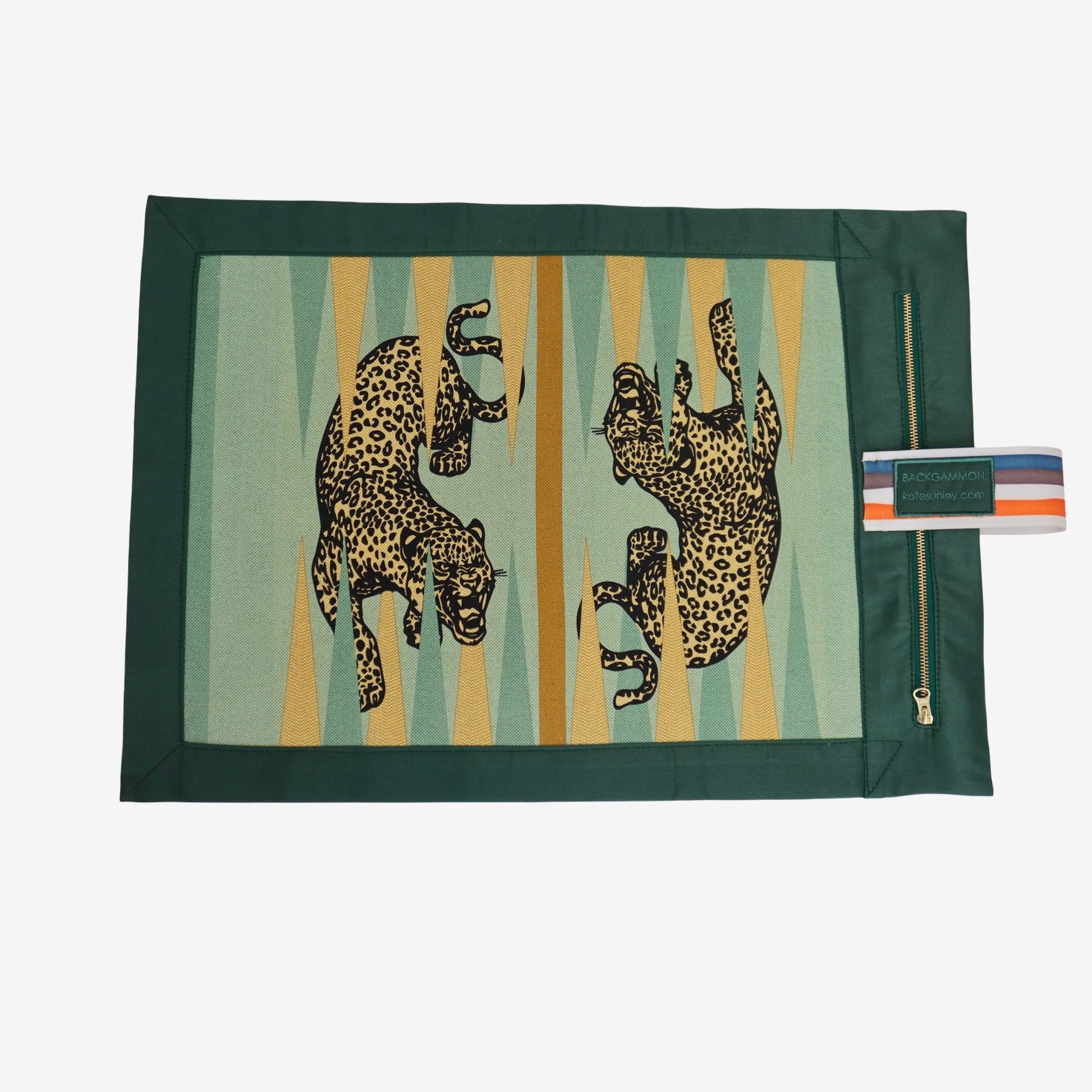 Roll-up Backgammon Boards in Cotton and Linen