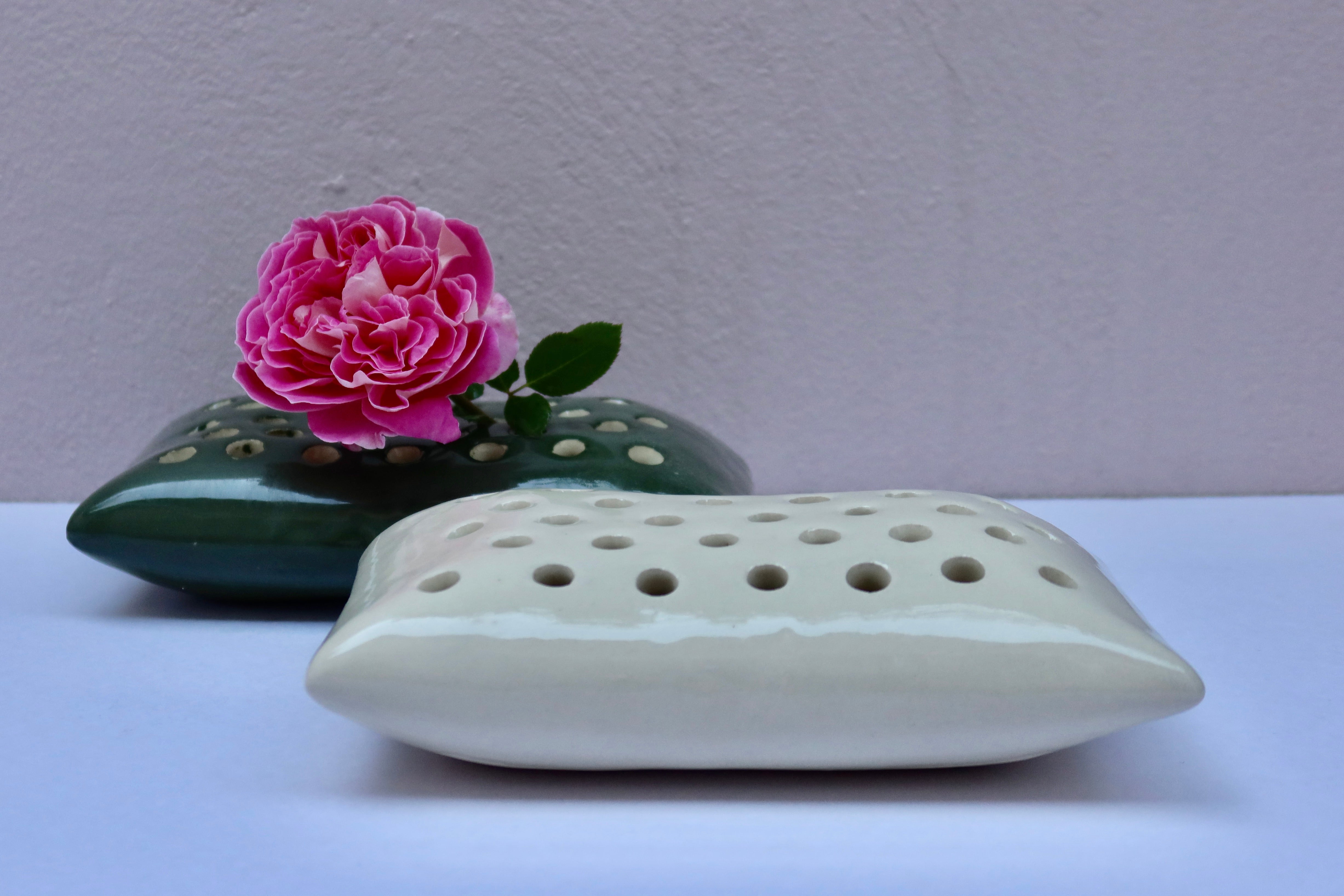 Ceramic Flower Pillows