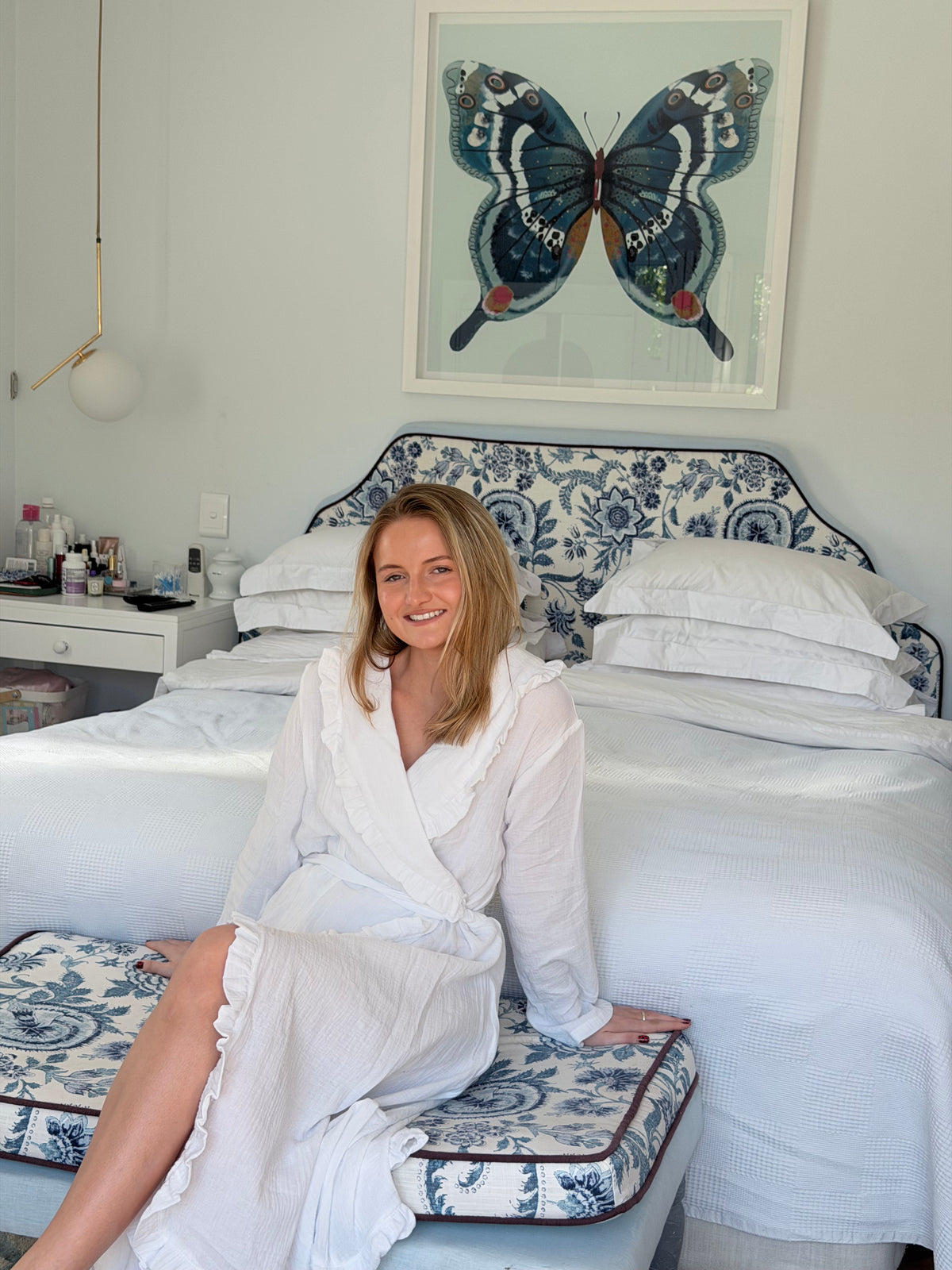 Ruffled Dressing Gown