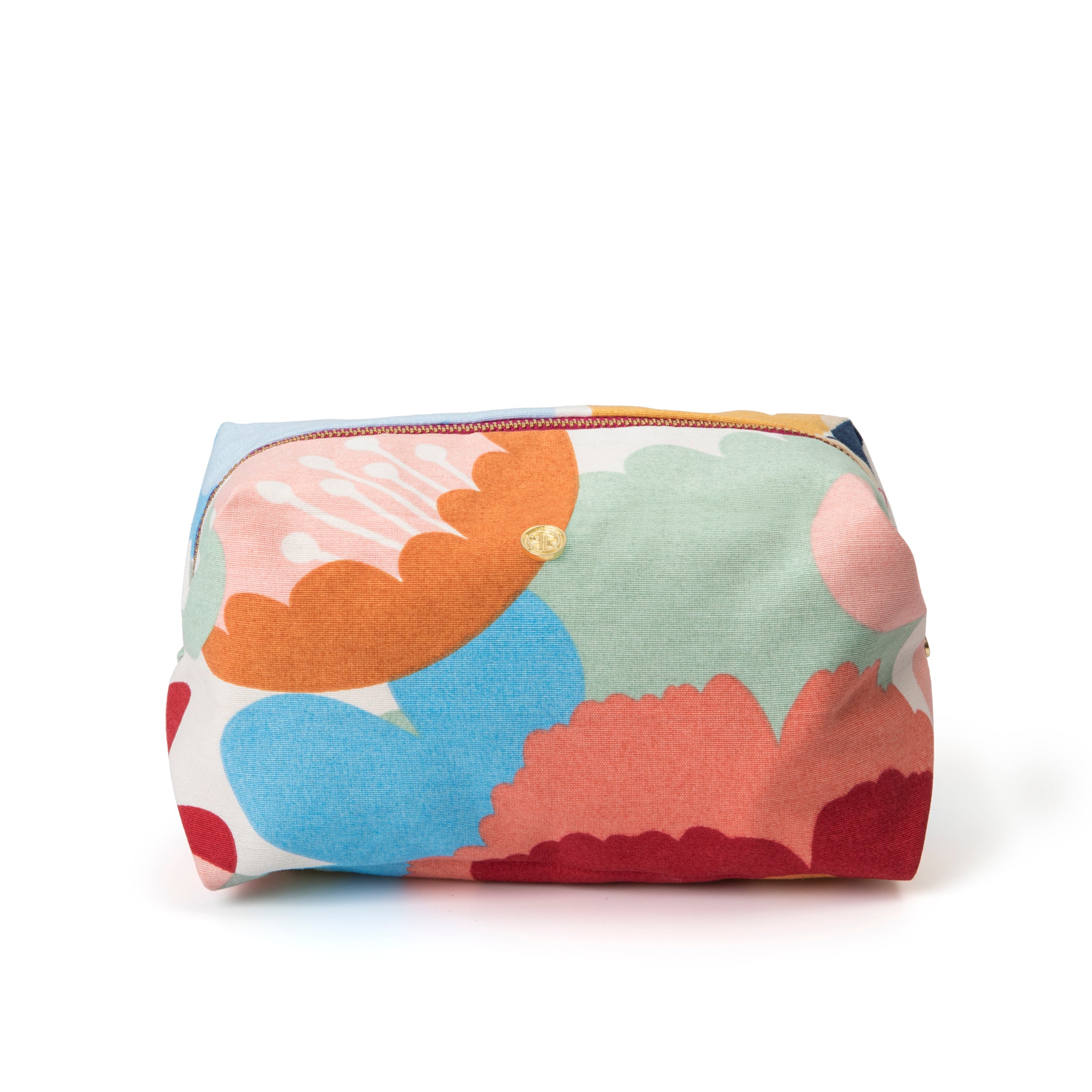 Floral and Striped Toiletry / Cosmetic Bags